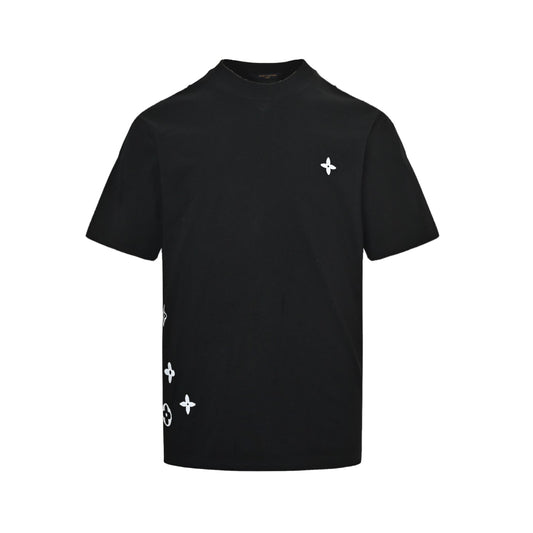 25ss Embroidered monogram short sleeves