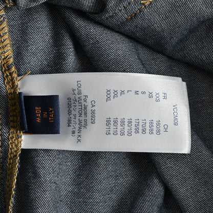 25ss full print vintage denim shorts