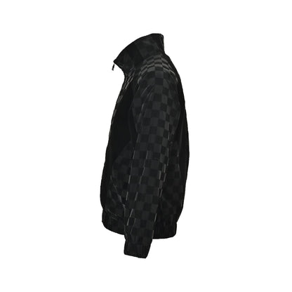 Flocked Checkerboard Jacket