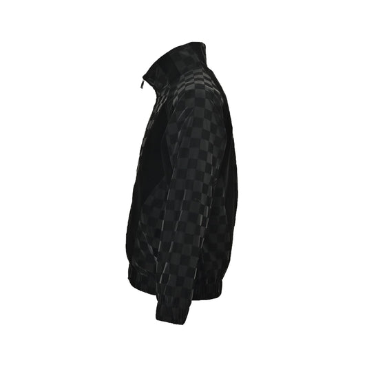 Flocked Checkerboard Jacket