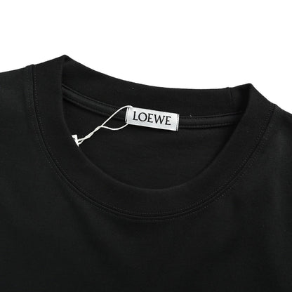 25ss hollow letter printed short sleeved shirt