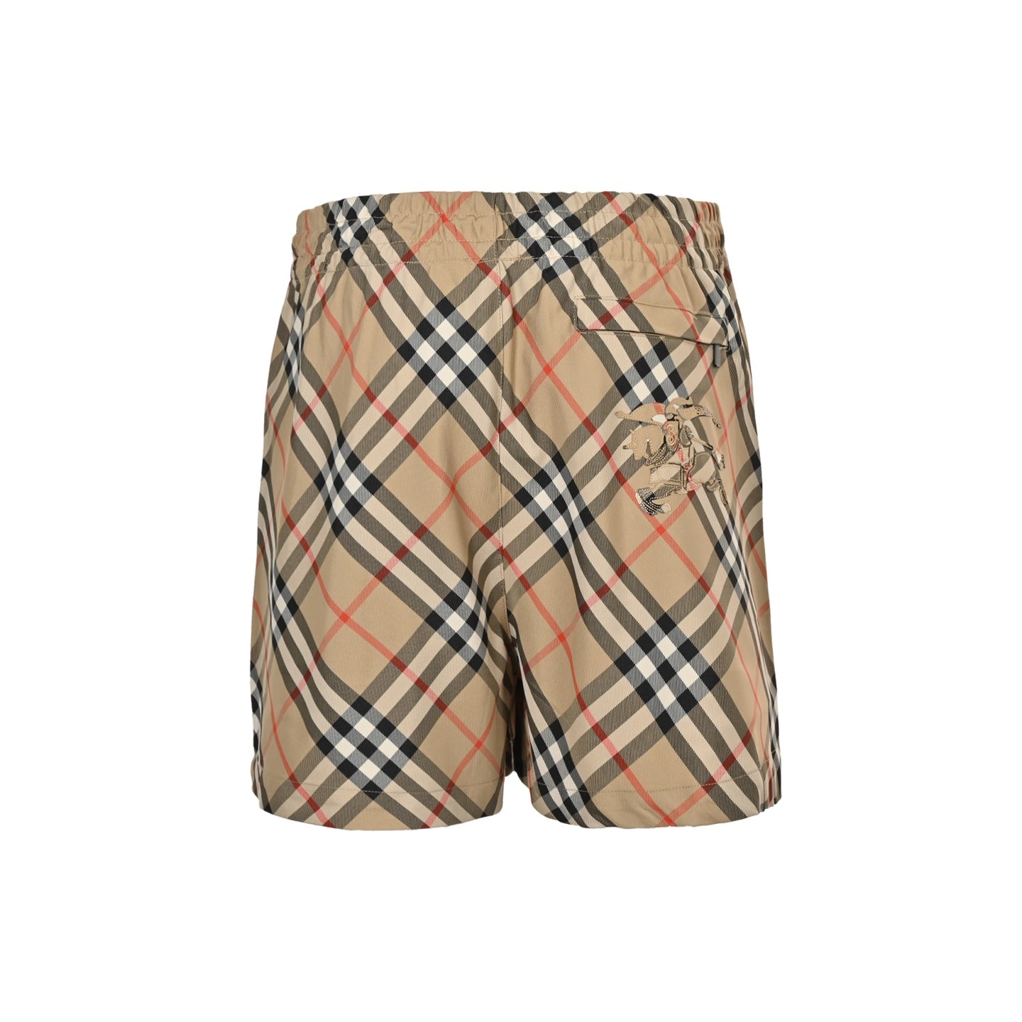 25 Diagonal plaid shorts
