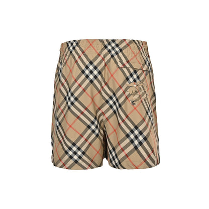 25 Diagonal plaid shorts