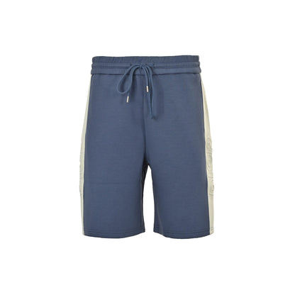 25ss side contrasting color splicing logo embossed shorts