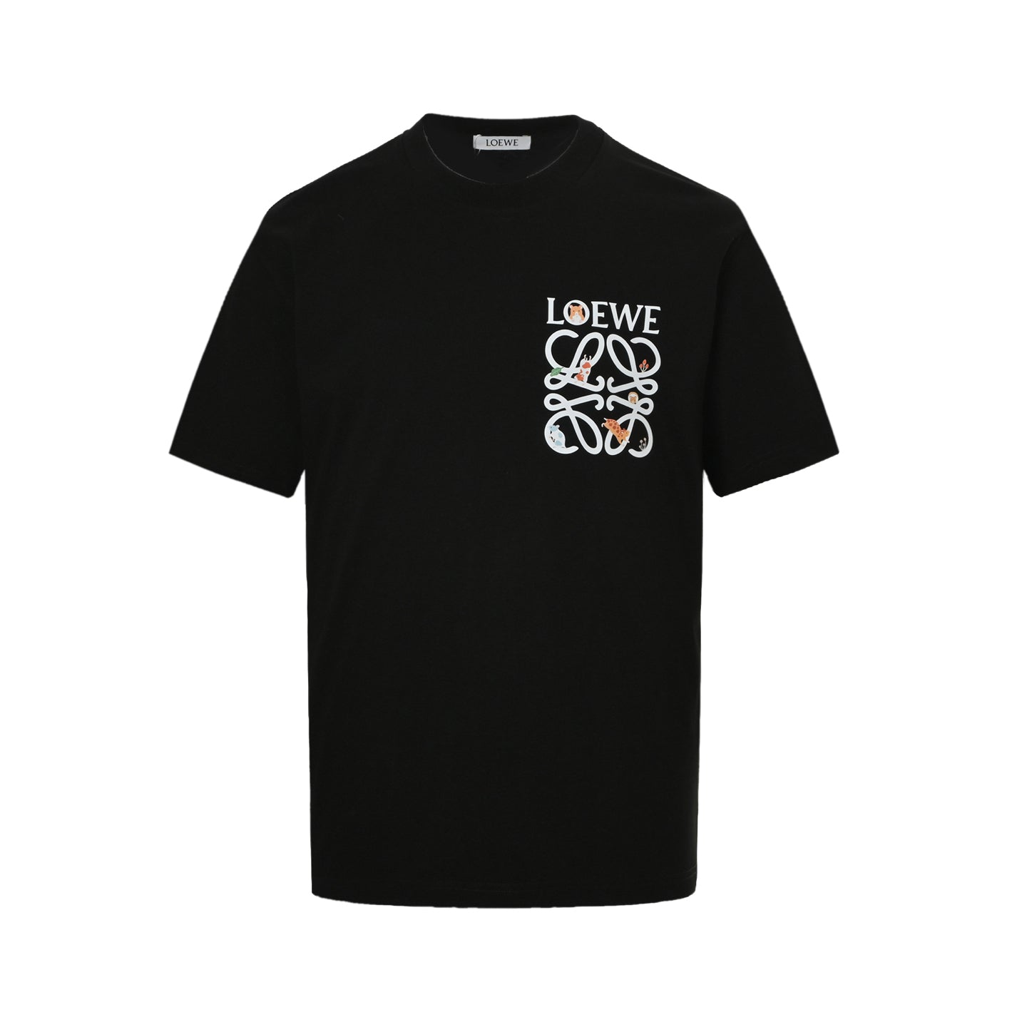 25ss chest printed logo short sleeved shirt