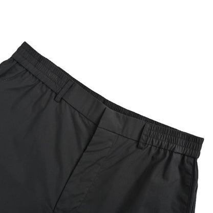 Fe 25Solid color Bermuda shorts