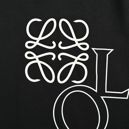 25ss hollow letter printed short sleeved shirt