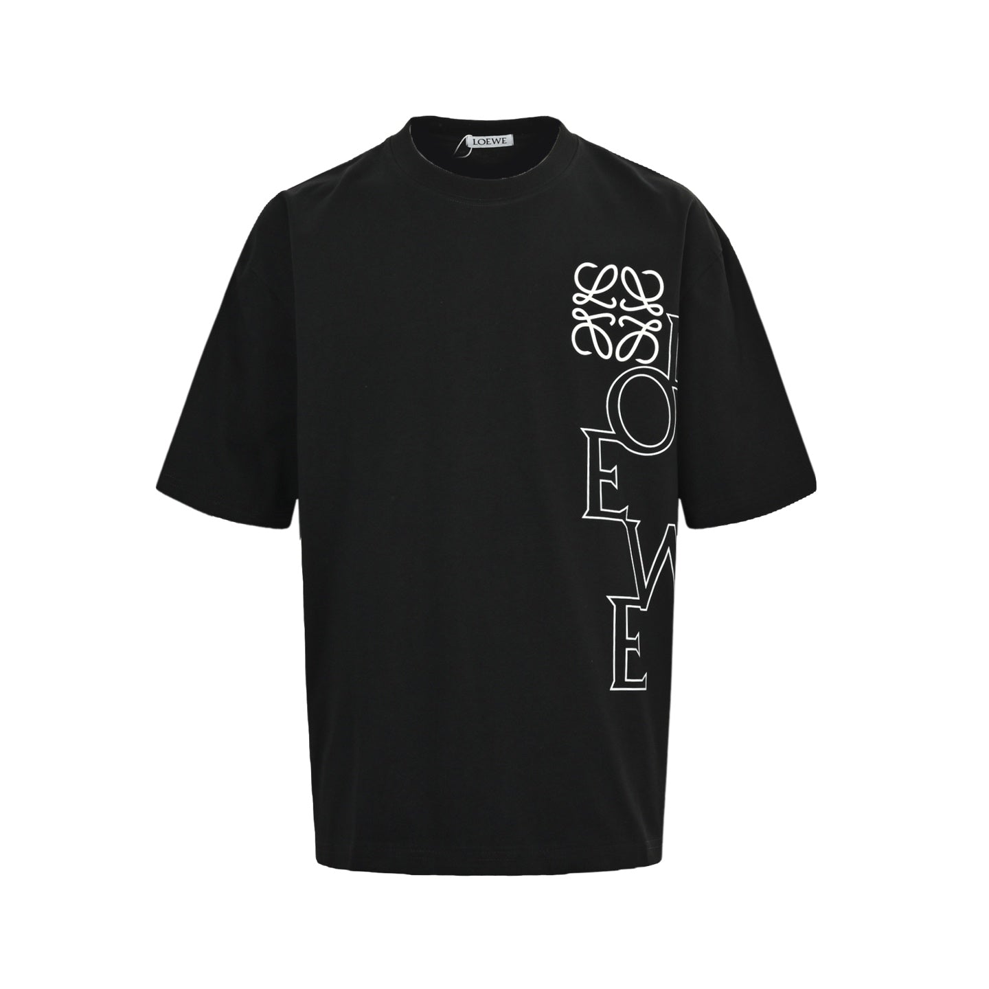 25ss hollow letter printed short sleeved shirt