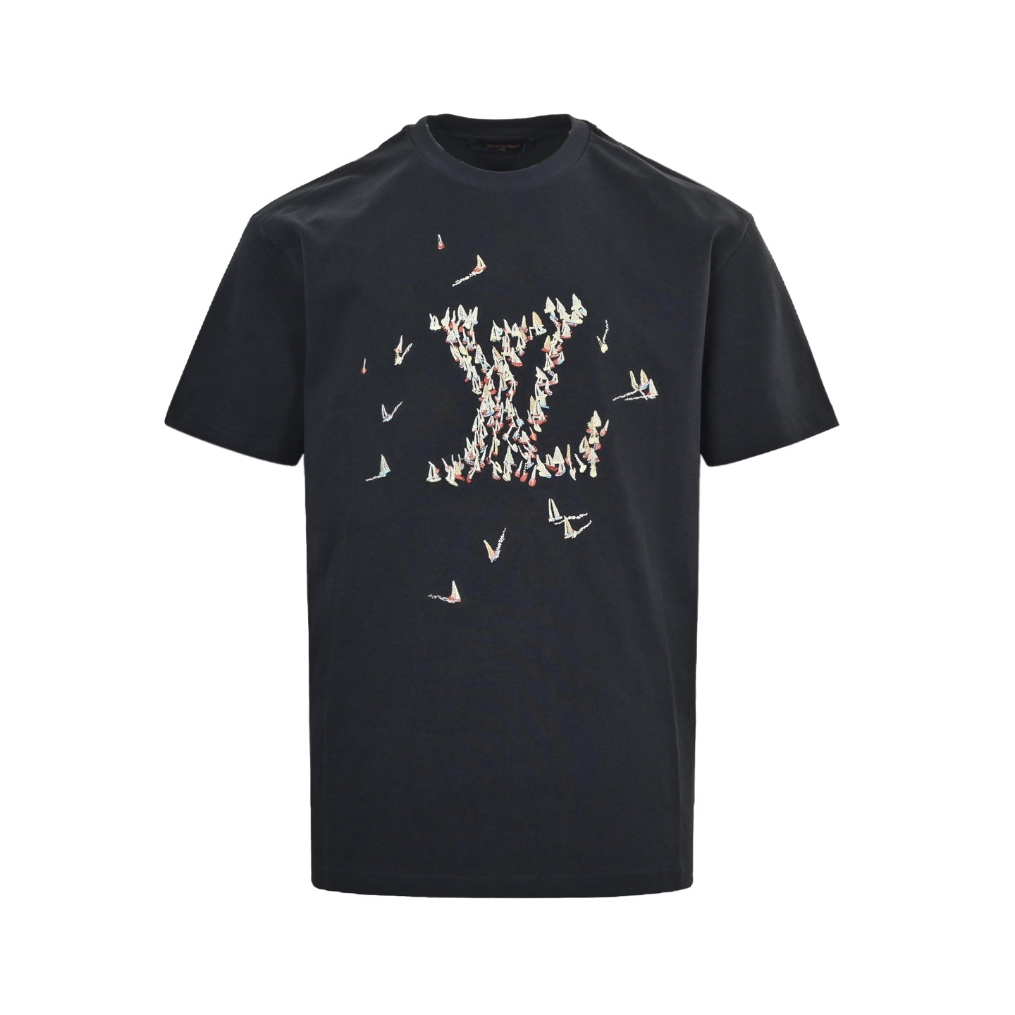 25ss sailboat embroidered logo short sleeved shirt