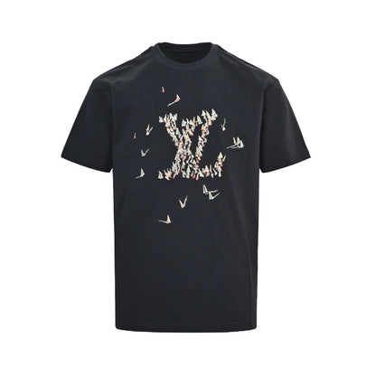 25ss sailboat embroidered logo short sleeved shirt