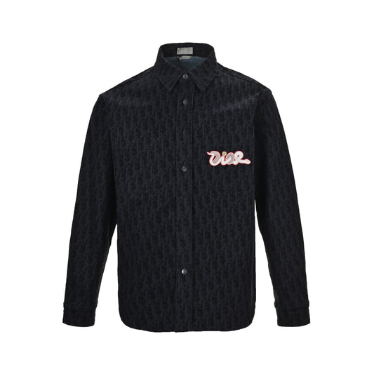 Co-branded Year of the Snake limited edition presbyopia all-over printed denim suit