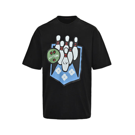 25ss Bowling print short sleeves