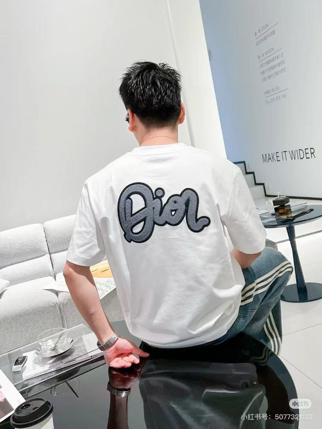 25ss Art Letter Print Short Sleeve