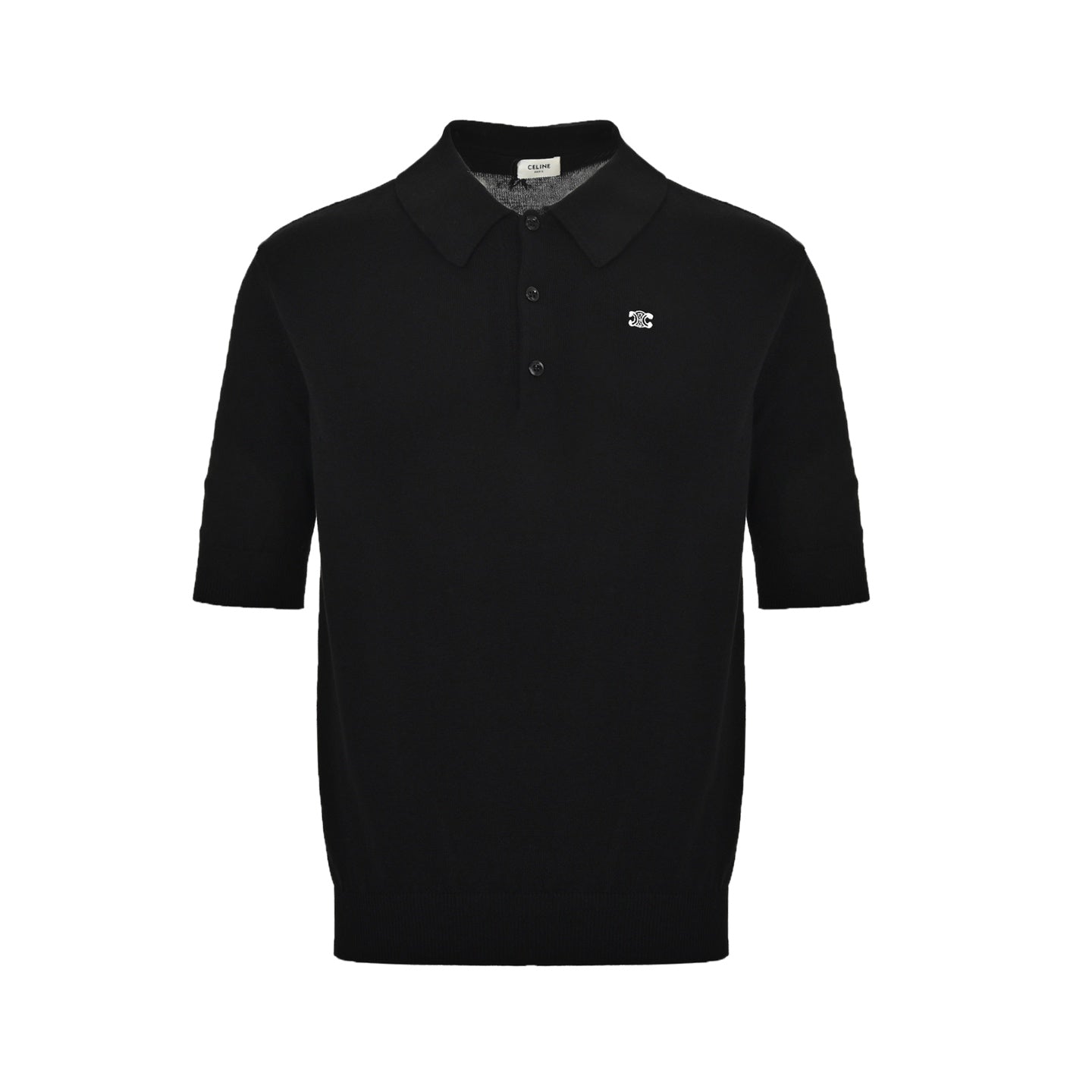 25ss Arc de Triomphe Embroidered Polo Knitted Short Sleeve