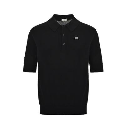 25ss Arc de Triomphe Embroidered Polo Knitted Short Sleeve