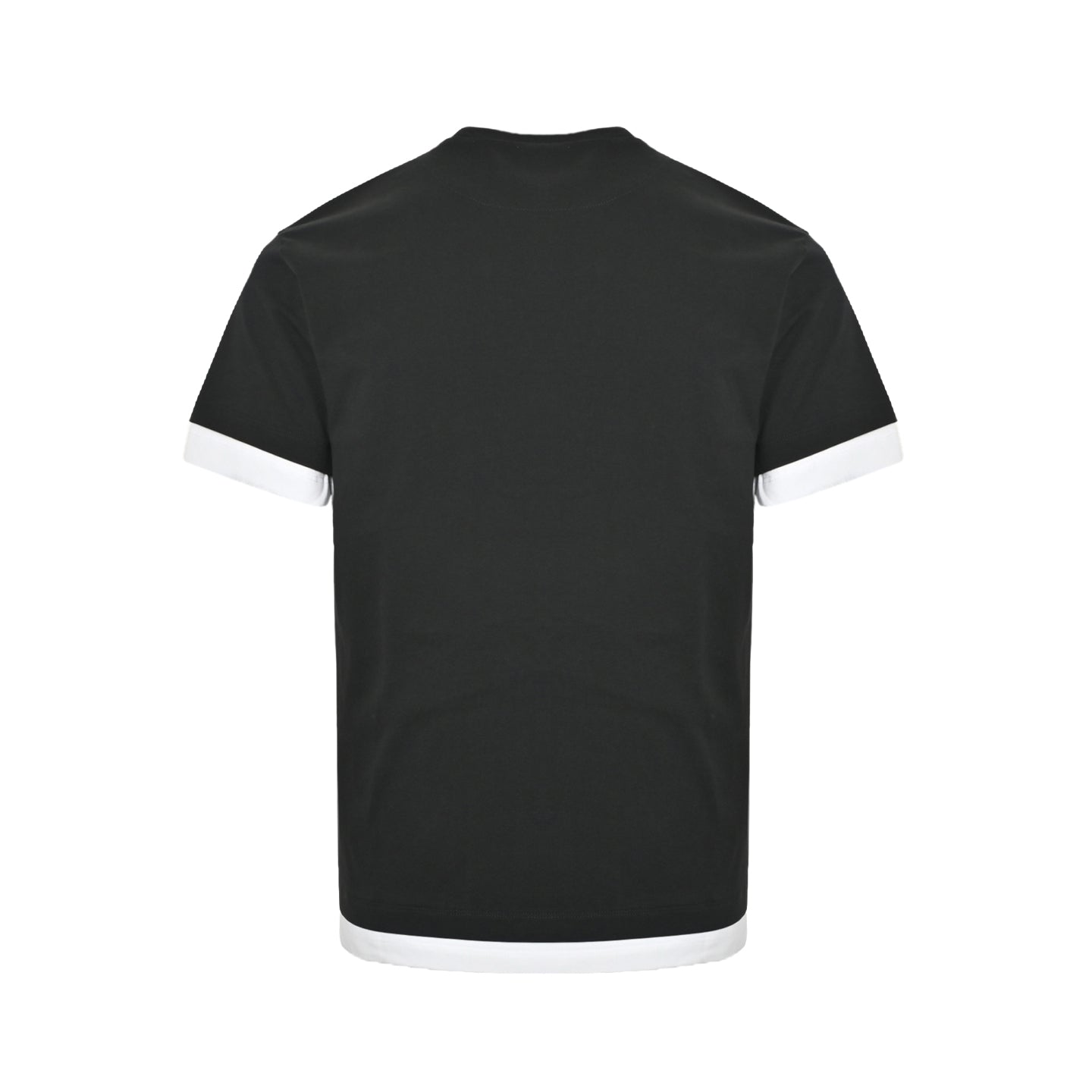 25ss fake two-piece spliced short sleeved shirt