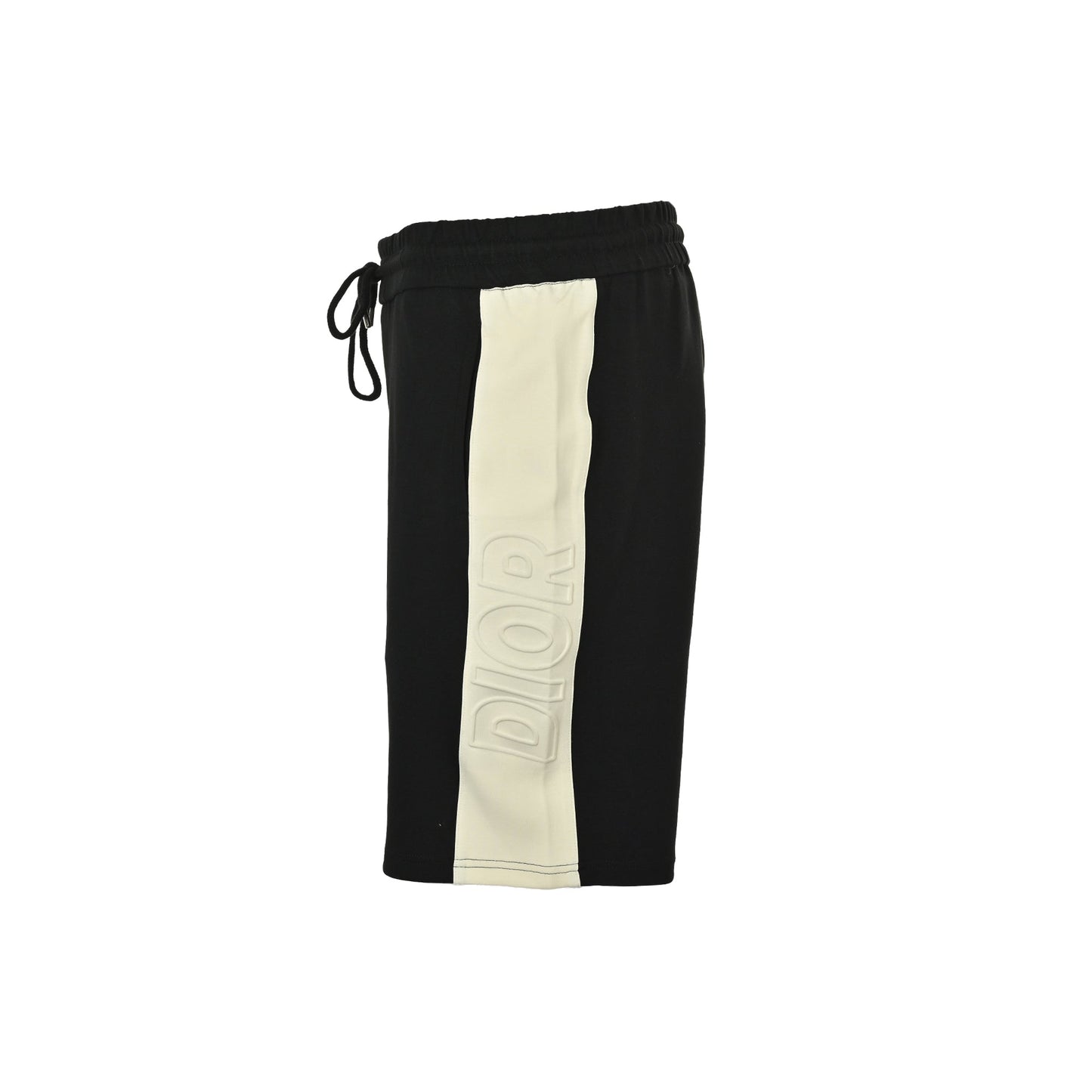 25ss side contrasting color splicing logo embossed shorts