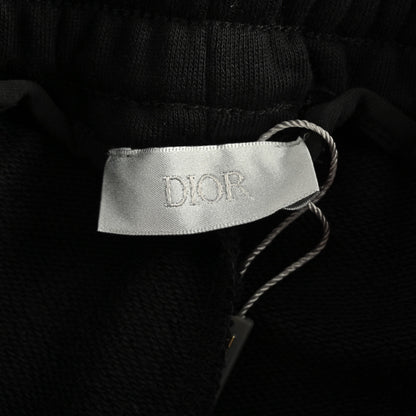 jacquard webbing trousers with embroidered logo