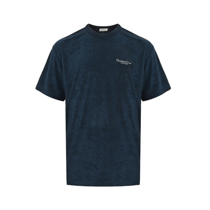 25 Chest embroidery Terry short sleeves