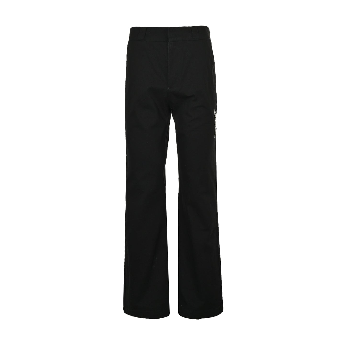 25ss Embroidered Letter Back Bag Decorative Trumpet Pants