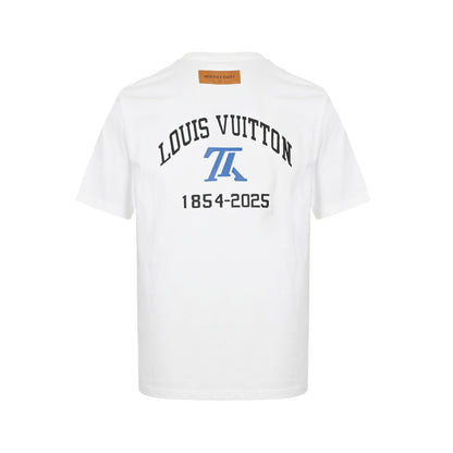 25ss front and back thick rubber printed logo short sleeves