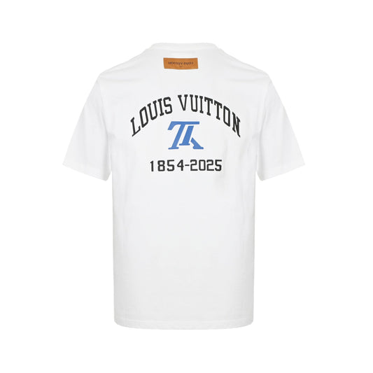25ss front and back thick rubber printed logo short sleeves