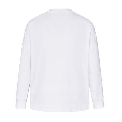 logo embroidered bottoming long sleeves