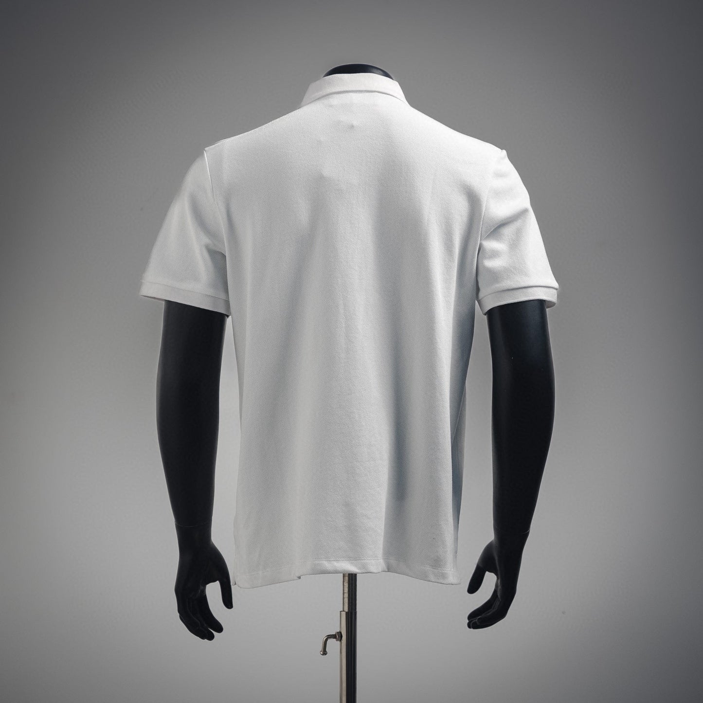 Red silicone trim with half zipper Polo short sleeved shirt