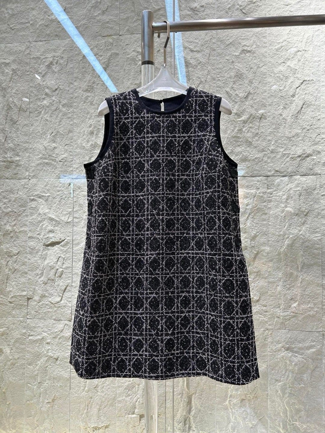 D cannage woven dress