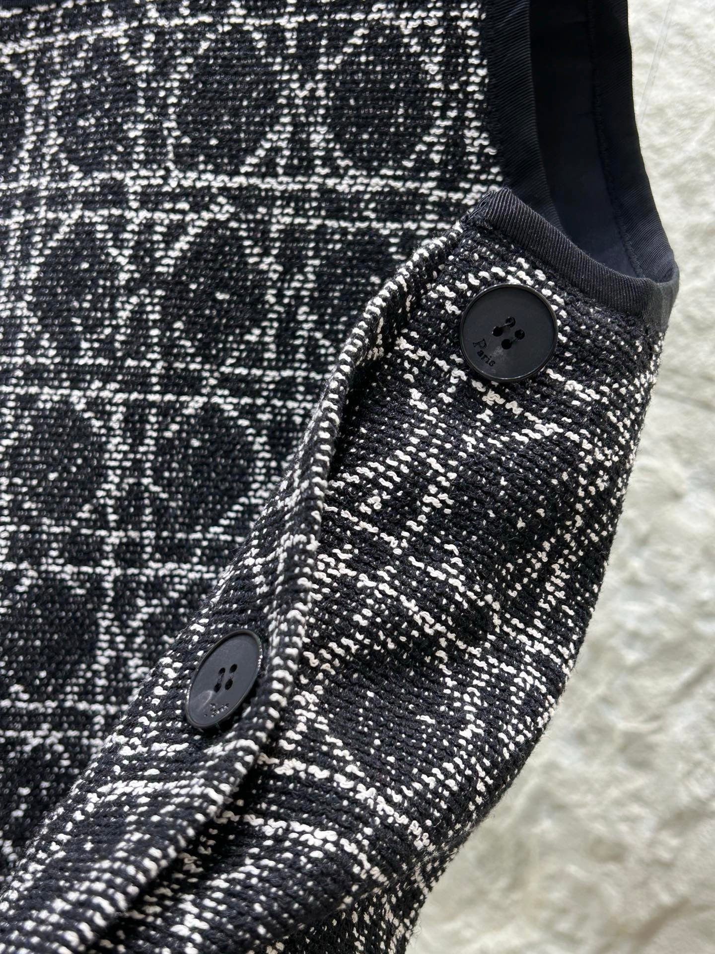 D cannage woven dress