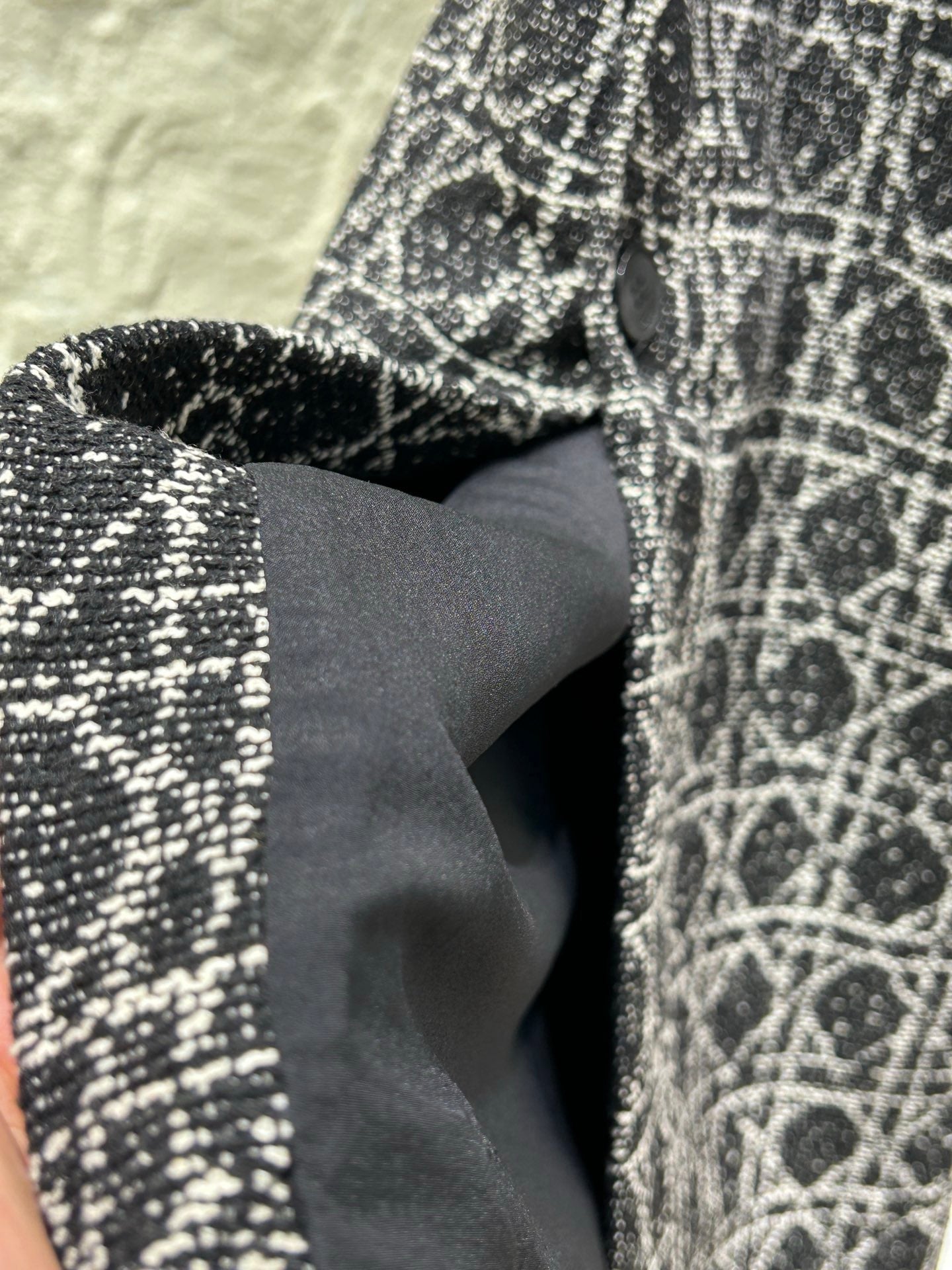 D cannage woven dress
