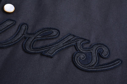 Embroidered letter logo flight baseball jacket jacket