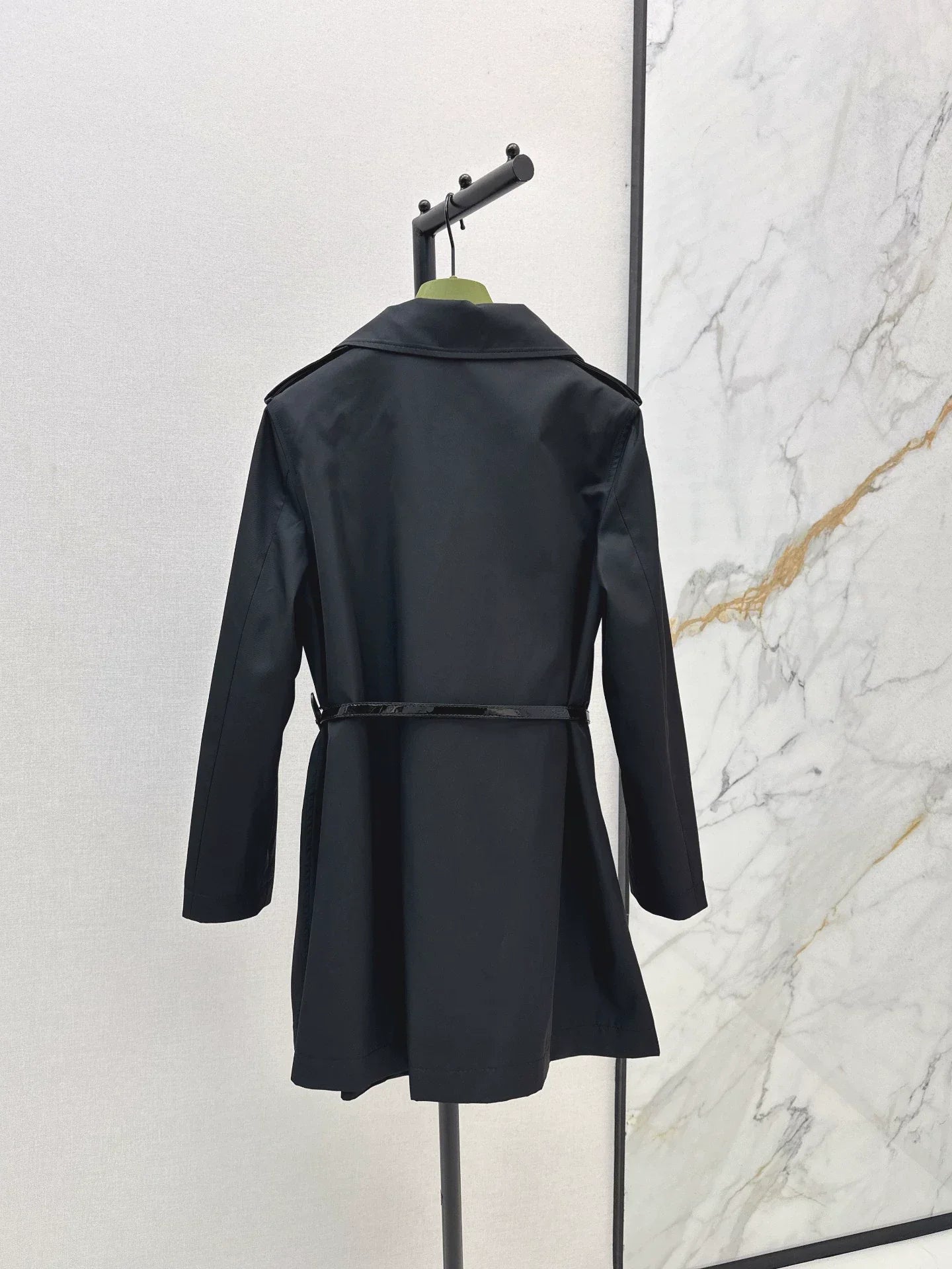 25fw Collar long windbreaker