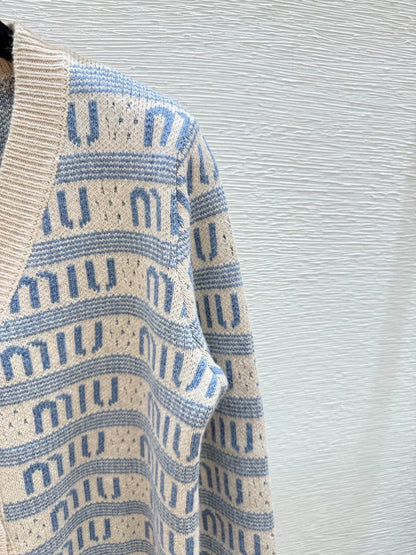 25fw LOGO Knitted Cardigan