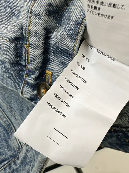 2025 Make a vintage leather collar denim jacket jacket