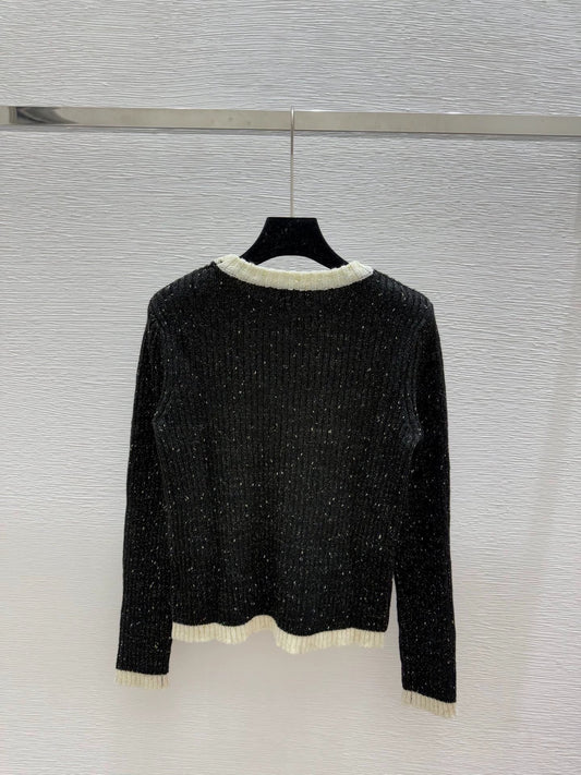 25fw Knitted long-sleeved sweater