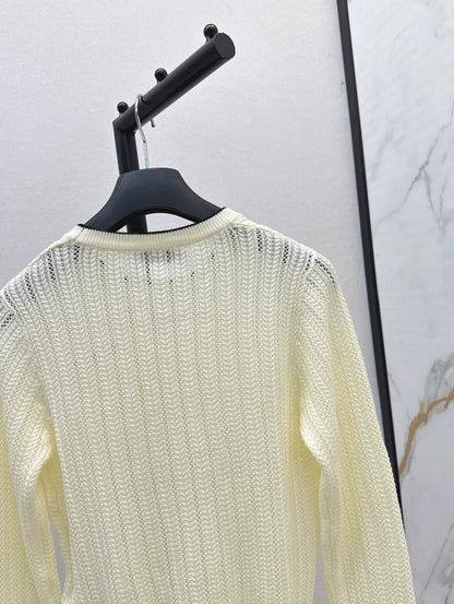 25fw Long sleeved knitted sweater