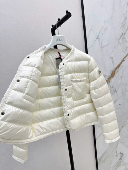 25fw Knitted and spliced down jacket