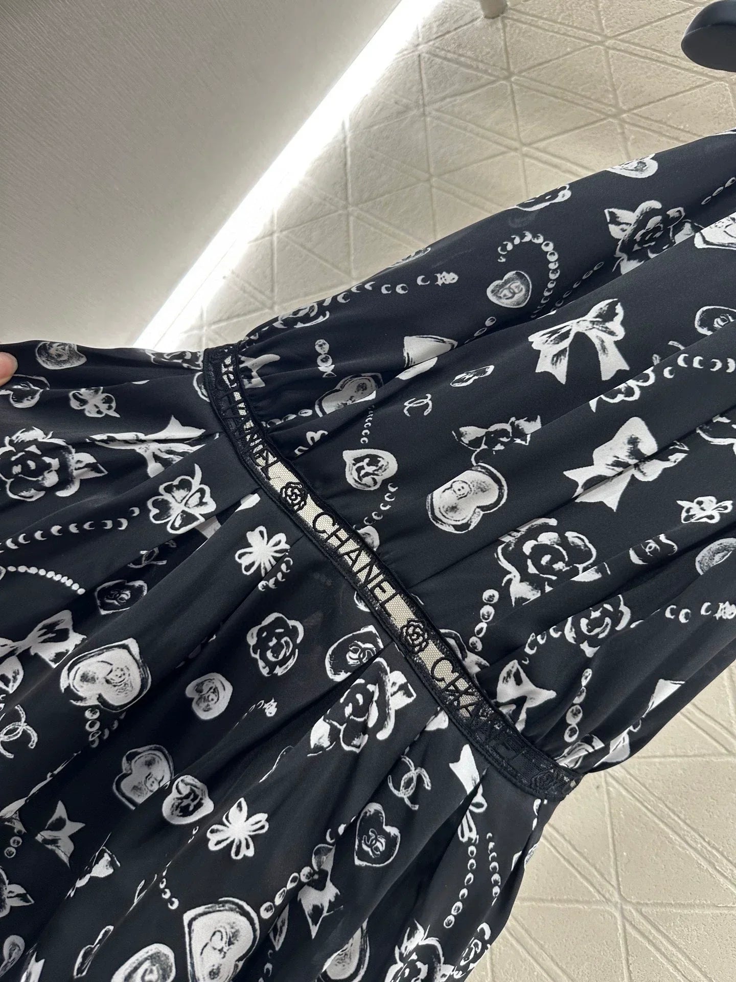 C 25 Printed halter dress