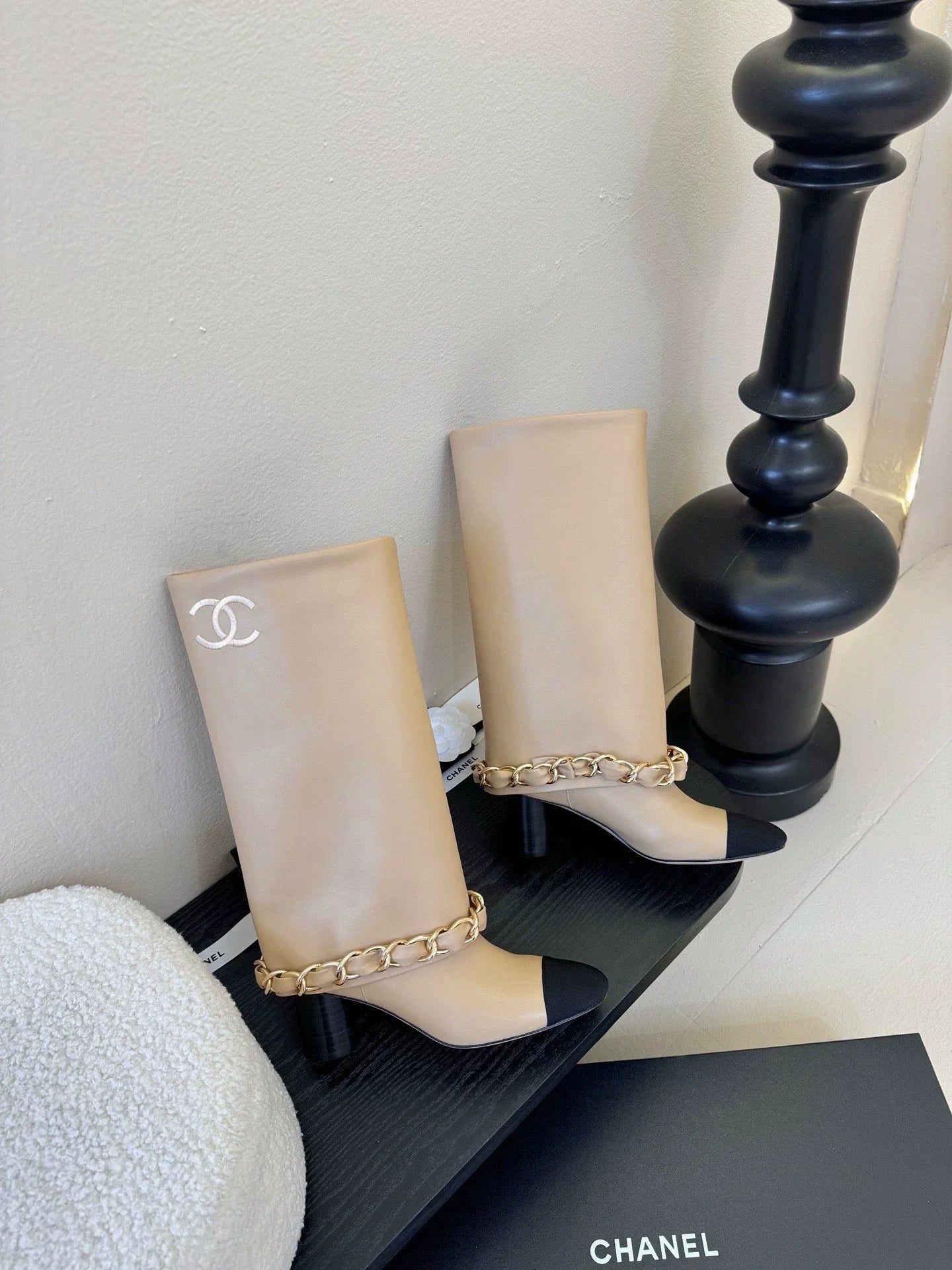 25SS new chain knight boots
