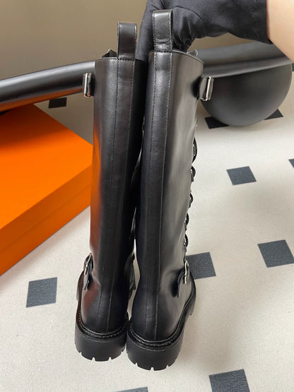 25Fw thick soled straight boots