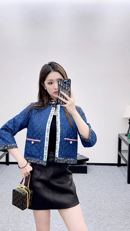 Val 25 Diamond-patterned  jacket
