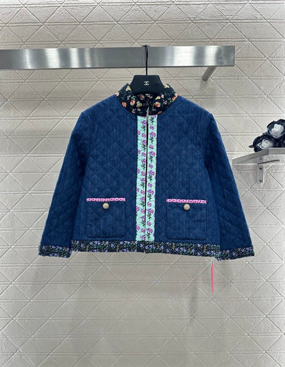 Val 25 Diamond-patterned  jacket