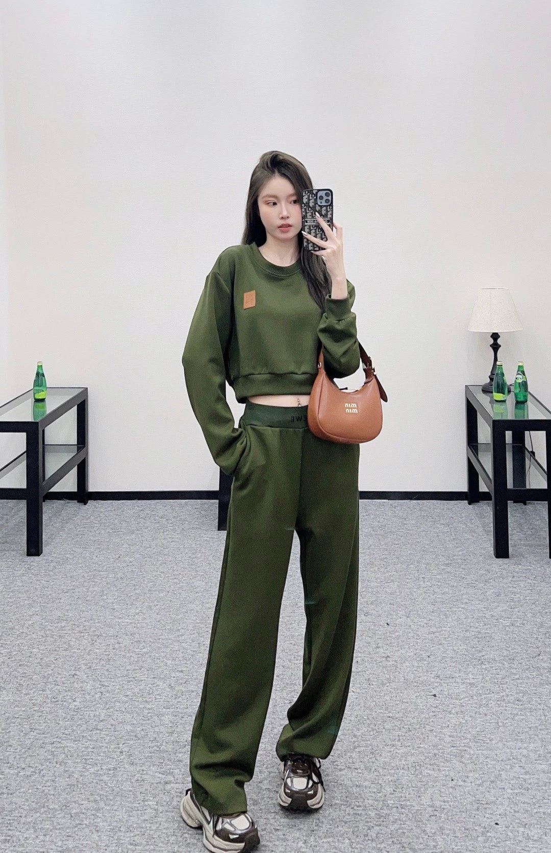 25fw Short pullover hoodie and pants set