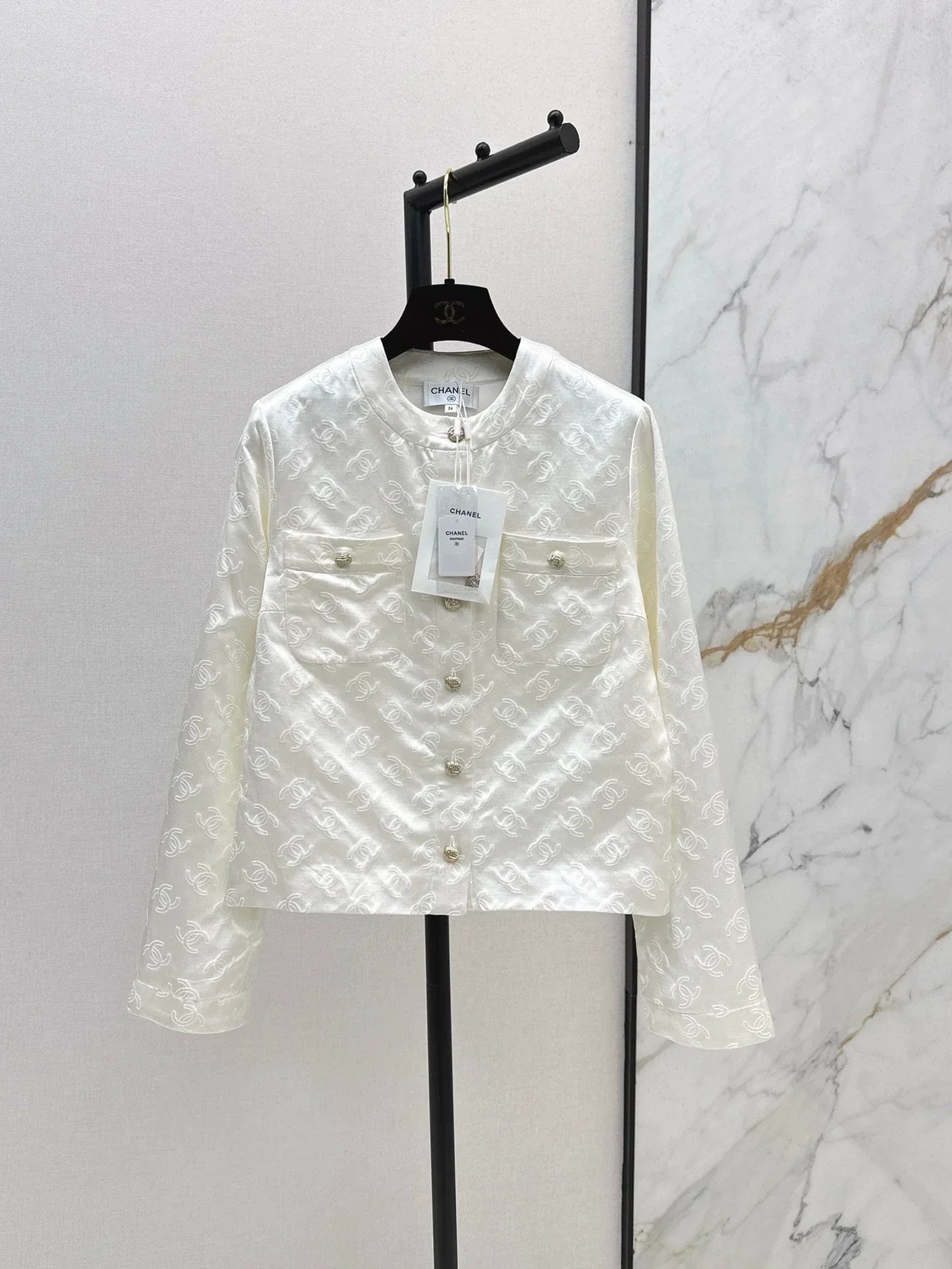 25fw Round neck jacket jacket