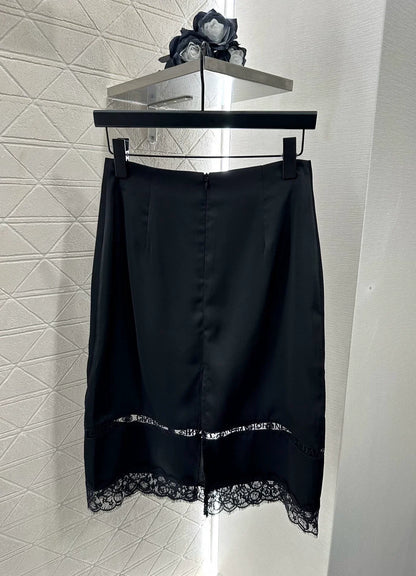 25 Lace Embroidered Skirt