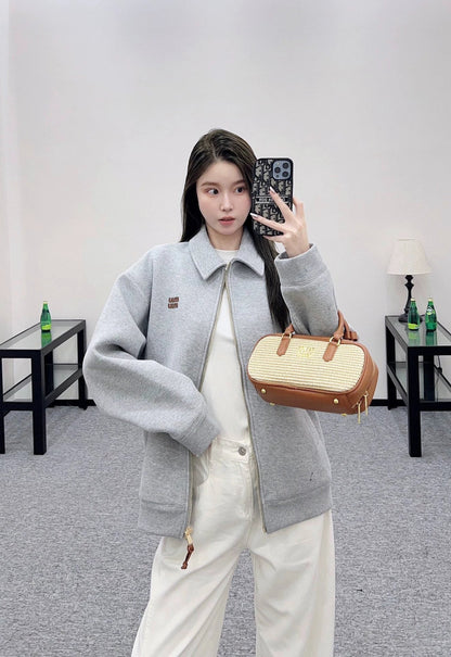 25fw Collar shaped jacket