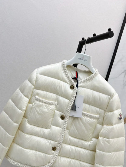 25fw Knitted and spliced down jacket