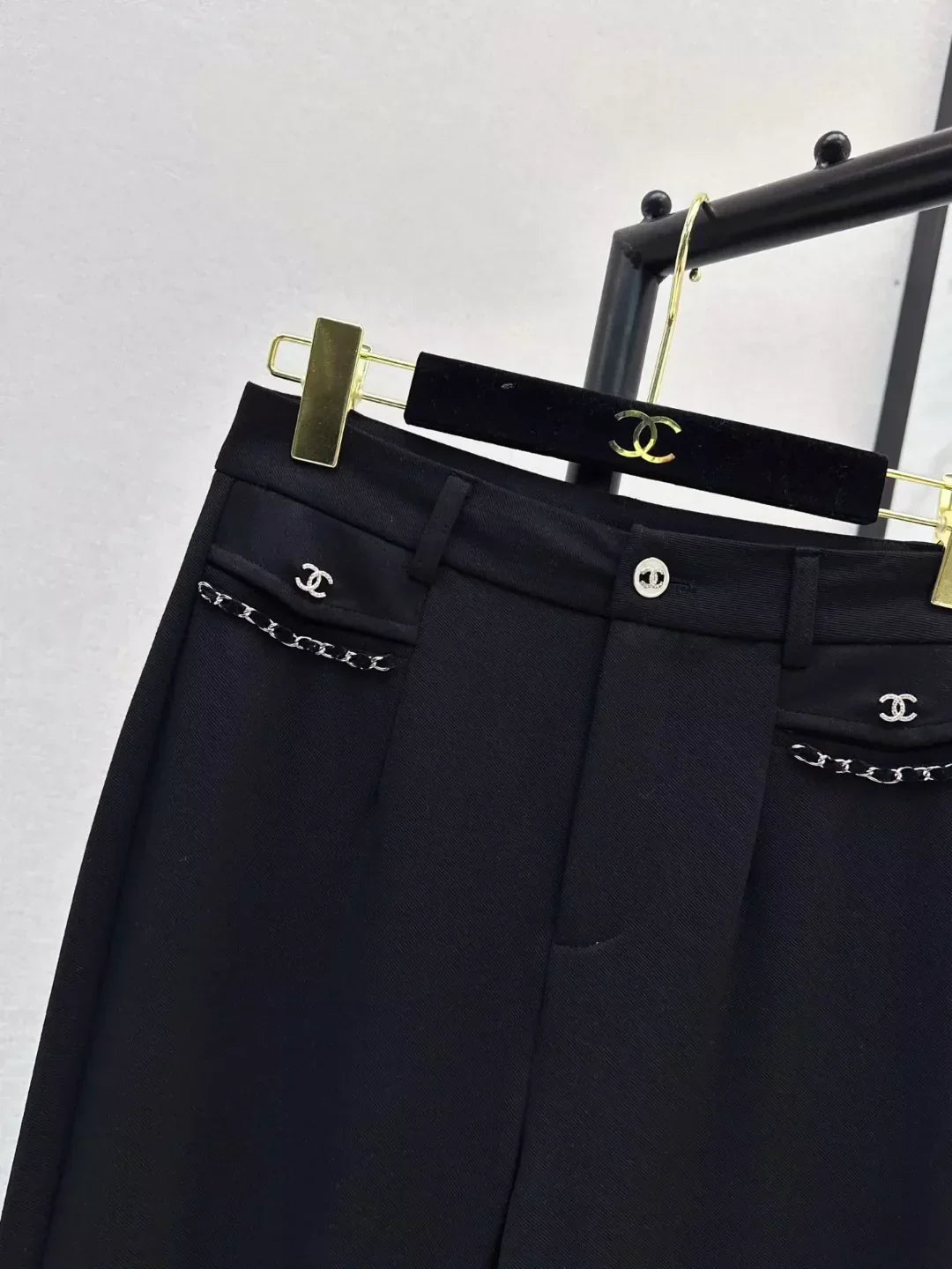 25fw Trumpet black pants