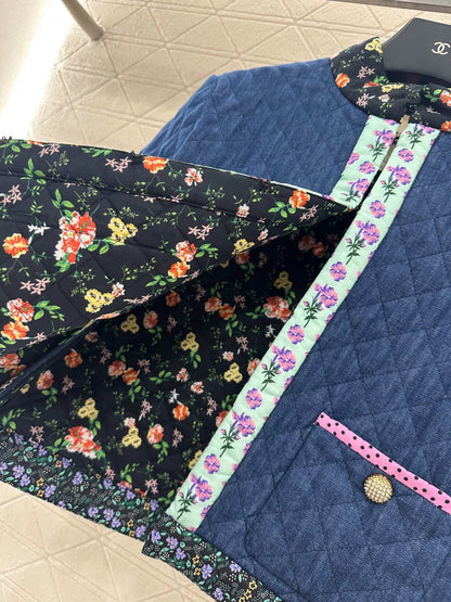 Val 25 Diamond-patterned  jacket